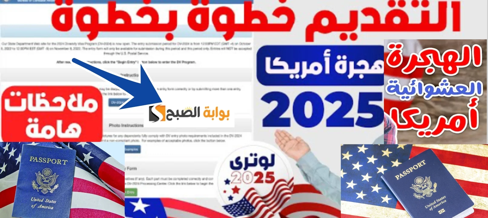 وزارة الخارجية الأمريكية توضح موعد التقديم فى الهجرة العشوائية لأمريكا 2025 وكيفية التقديم عبر الموقع الرسمي dvprogram.state.gov