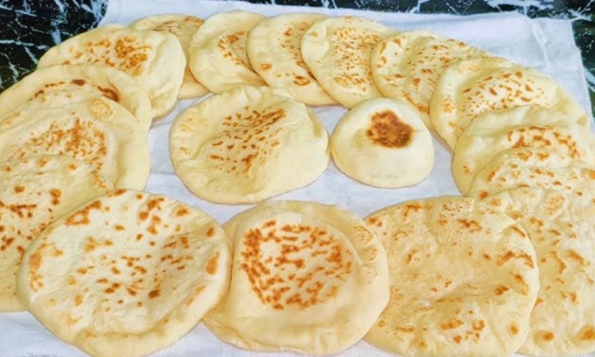 الخبز بالحليب على الطاسة بأسهل الطرق وبأقل مجهود وحضري كمية كبيرة للسندوتشات اليومية
