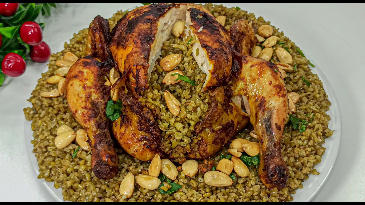 طريقة عمل الدجاج المحشي فريكة.. وصفة لذيذة جربيها ولن تندمي
