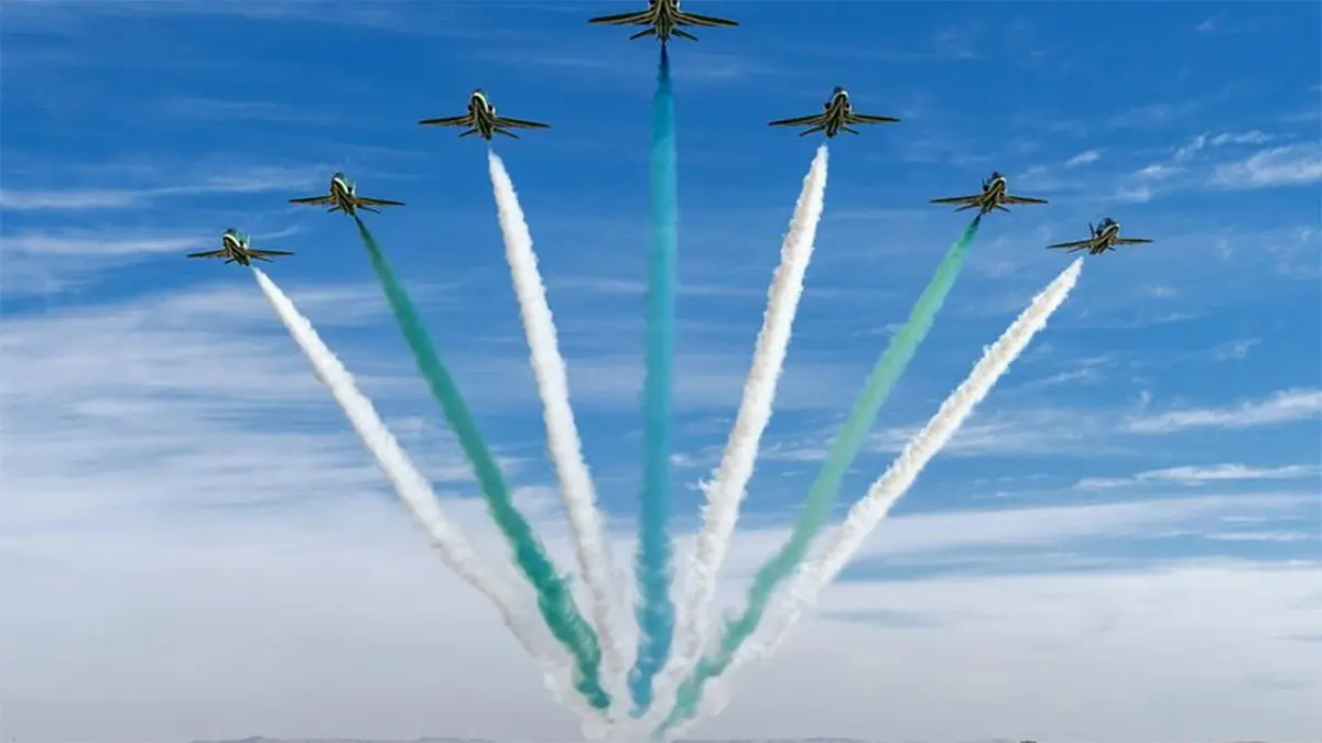العرض الجوي اليوم الوطني 94 “العروض الجوية ضمن اهم فعاليات اليوم الوطني 2024.. طالع تفاصيل مظاهر احتفال المملكة
