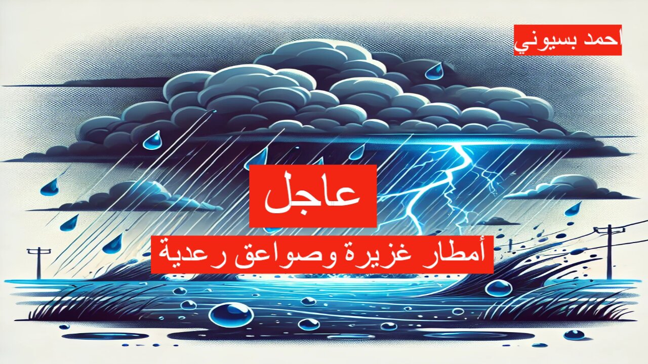 عاجل تحذيرات جوية حمراء بأمطار غزيرة وصواعق رعدية والأرصاد تحذر المواطنين تحذير شديد اللهجه