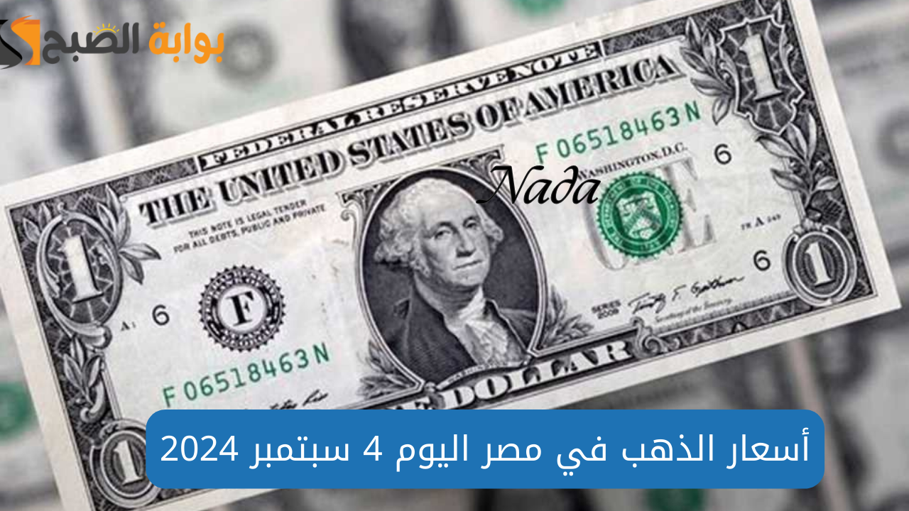 رسميًا سعر الدولار اليوم 4 سبتمبر 2024 في البنوك مقابل الجنيه المصري