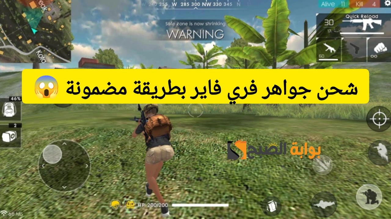 “جرب بنفسك واشحن الجواهر” .. طريقة شحن جواهر لعبة فري فاير Free Fire بخطوات بسيطة من الموقع الرسمي