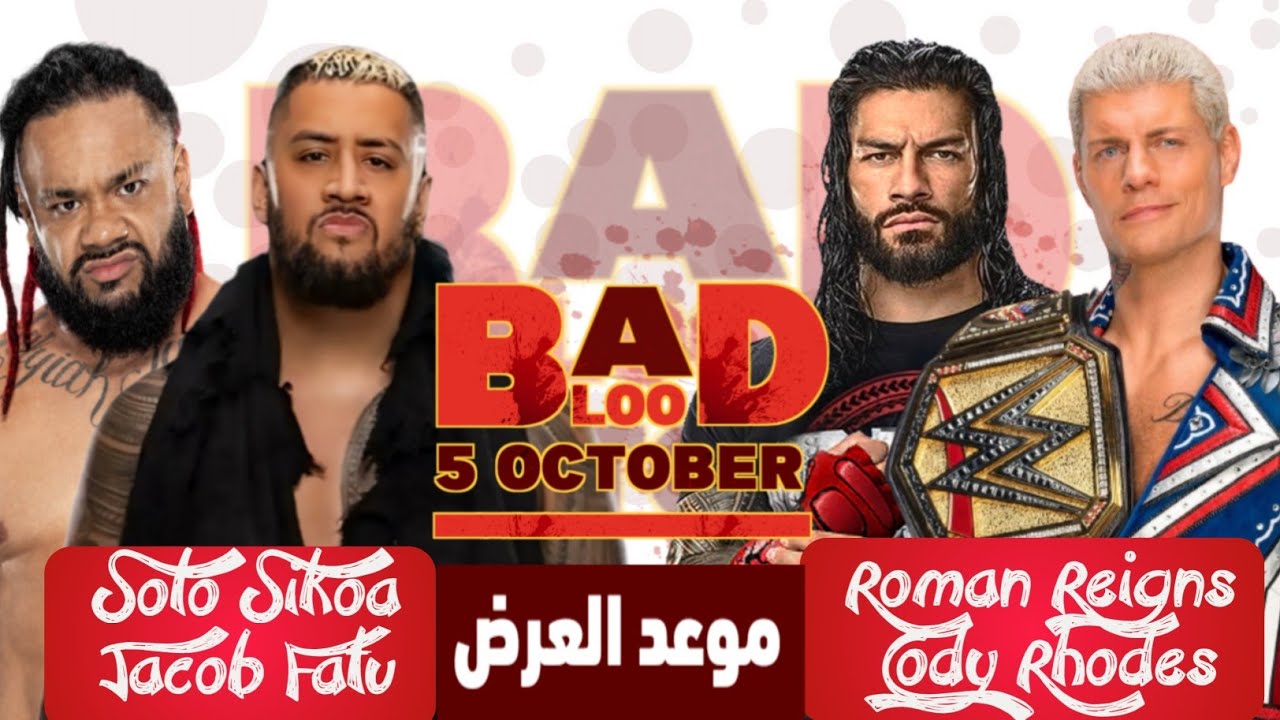 ثلاث مباريات فقط.. موعد عرض باد بلود 2024 “Bad Blood” والقنوات الناقلة