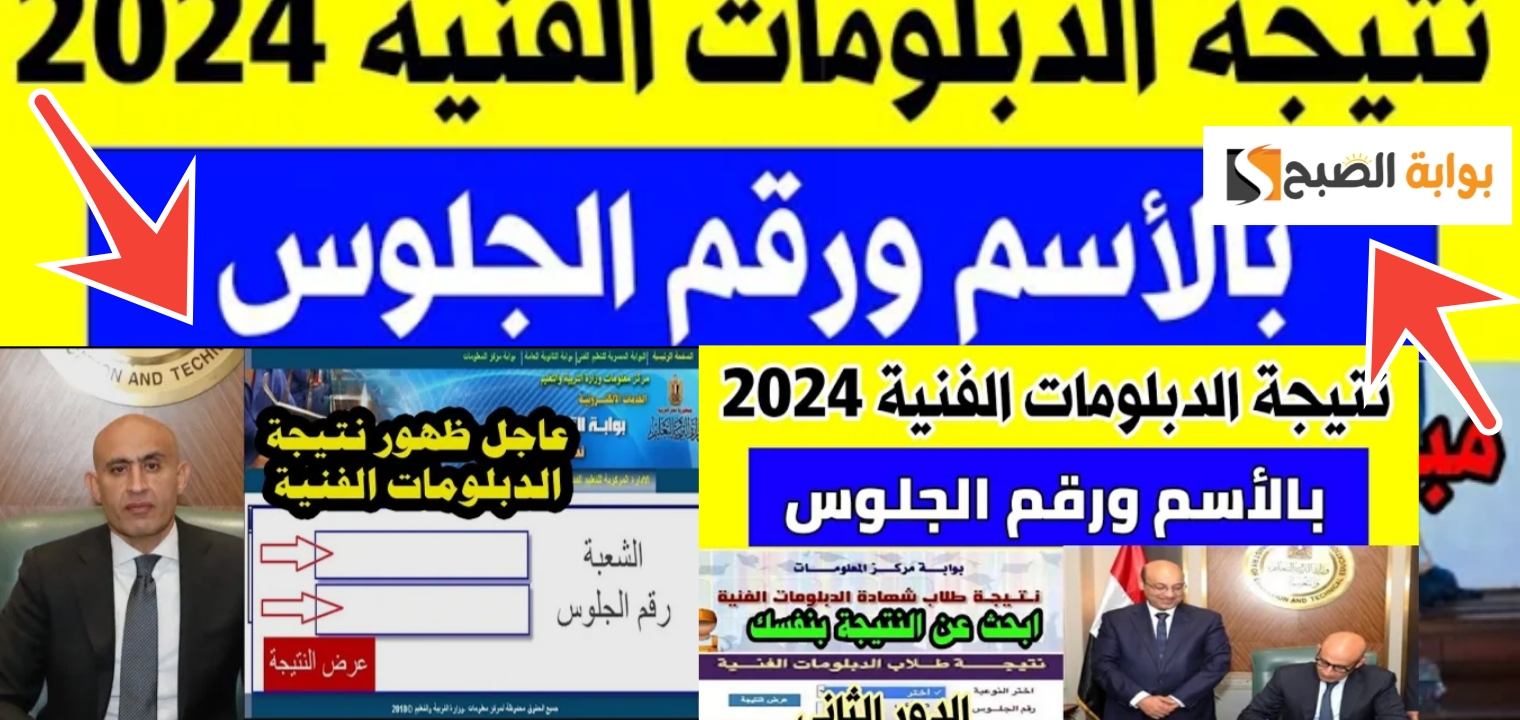 نتيجة دبلوم التجارة الدور الثاني 2024 ودبلوم الزراعة والصنايع دور ثاني nategafany.emis.gov.eg