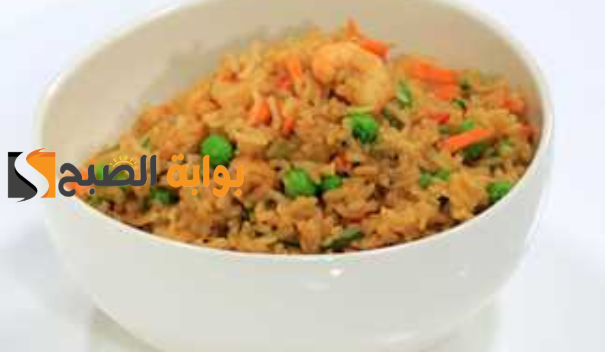 طريقة تحضير أرز بالجمبري والبسلة  بطريقة أشهر الشيفات