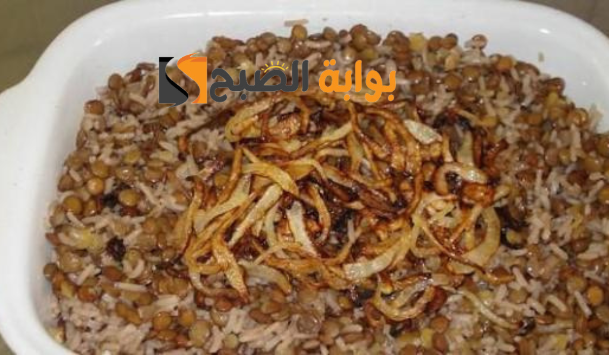 طريقة تحضير وصفة المجدرة  اللذيذة