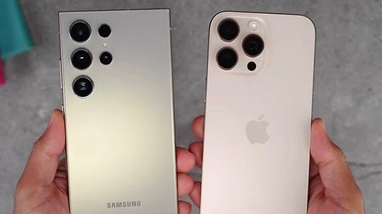 هواتف بمواصفات جبارة.. مقارنة بين هاتف iPhone 16 Pro Max و هاتف Samsung Galaxy S24 Ultra