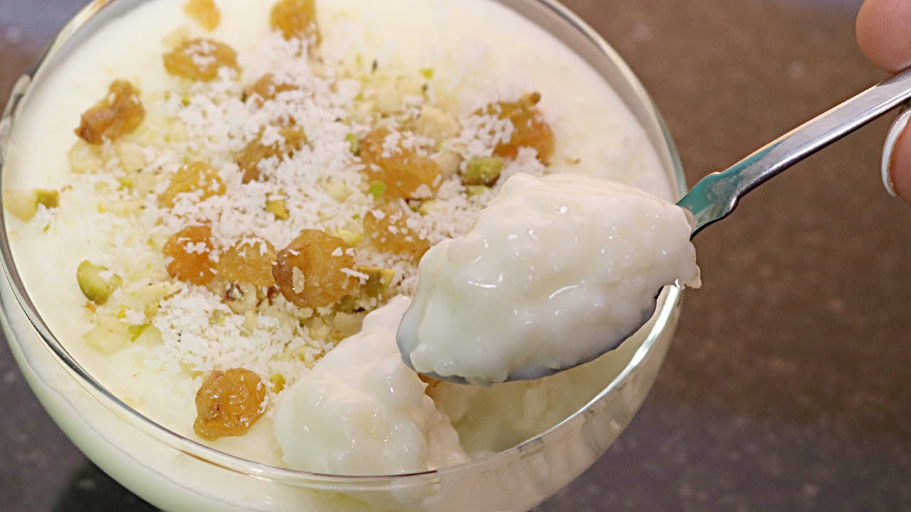 طريقة عمل الأرز بلبن سهلة وسريعة