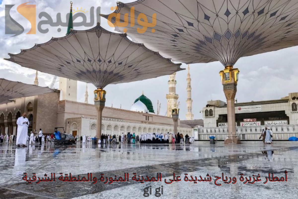 تعليق الدراسة قادم! أمطار غزيرة ورياح شديدة على المدينة المنورة والمنطقة الشرقية