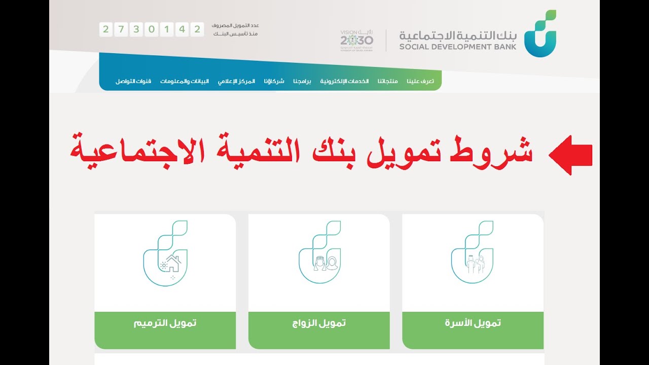 شروط تمويل الأسرة من بنك التنمية الاجتماعية