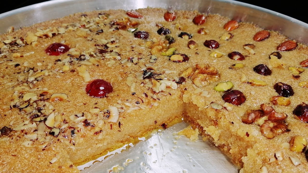 اعملي البسبوسة الدمياطي في البيت للضيوف بسهولة واستمتعي بطعم مميز وقوام ناعم