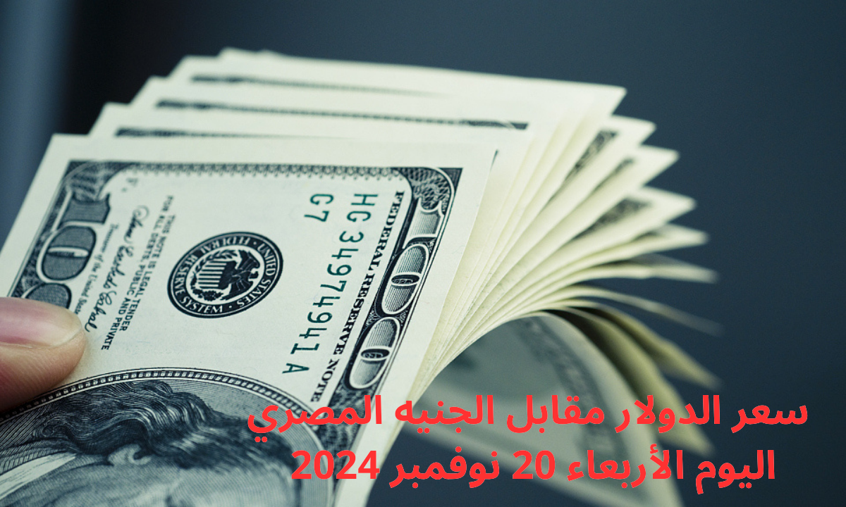 “على مشارف الـ50”.. سعر الدولار مقابل الجنيه المصري اليوم الأربعاء 20 نوفمبر 2024 في البنوك المصرية