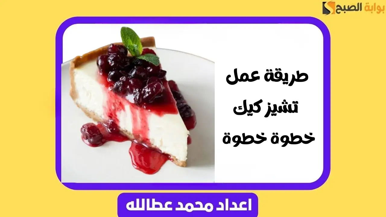 طريقة عمل التشيز كيك .. خطوة خطوة
