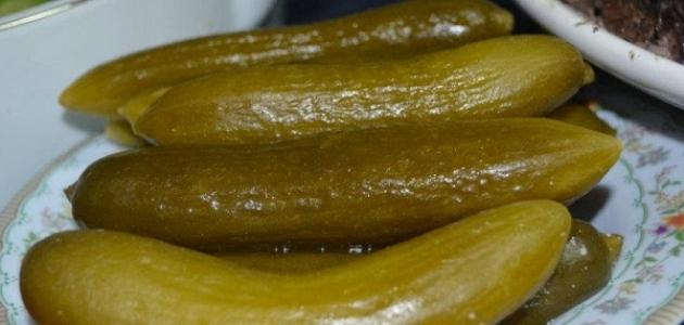 طريقة عمل مخلل الخيار في المنزل مثل الجاهز بتاع المحلات