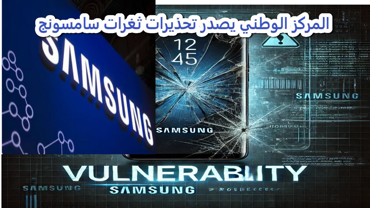 تحذيرات ثغرات سامسونج يصدرها المركز السيبراني ويقدم مقترحات هامة
