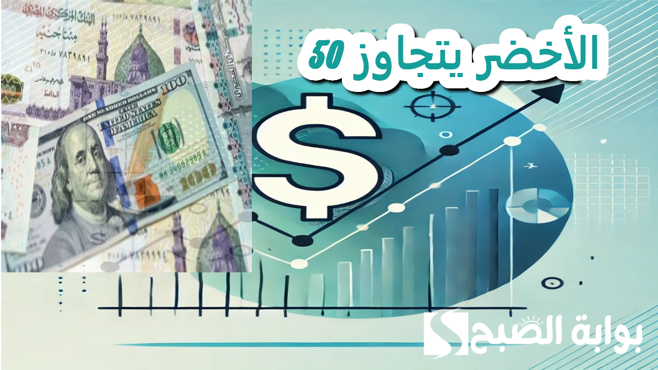 سعر الدولار اليوم يتخطى 50 جنيها في البنوك المصرية