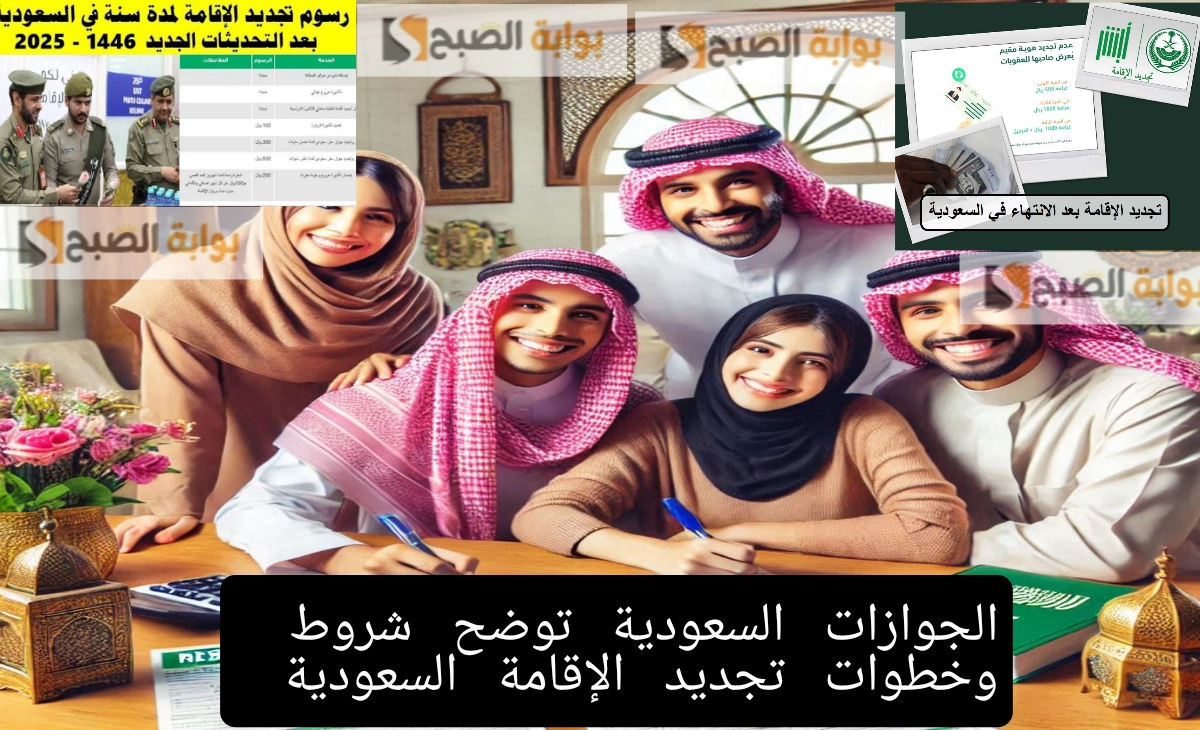 شروط وخطوات تجديد الإقامة السعودية بعد تحديد مهلة 3 أيام قبل الغرامات