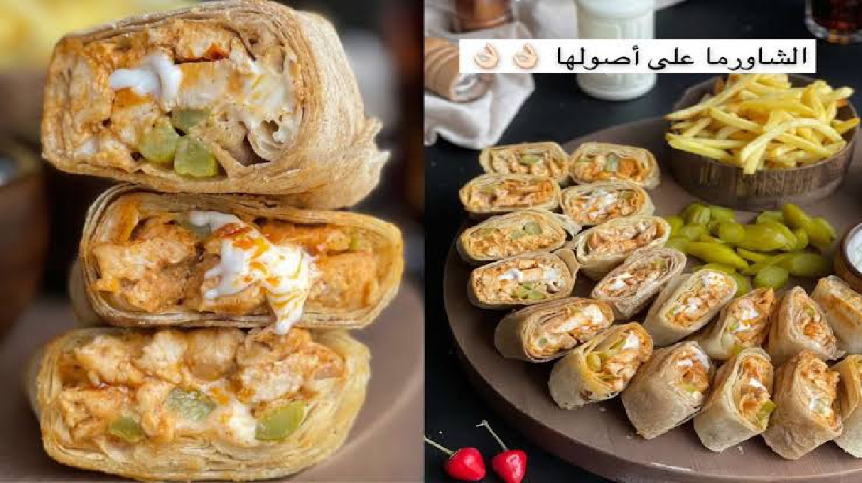 سندوتشات شاورما بالثومية سوري بالوصفة الأصلية زي المطاعم بالظبط