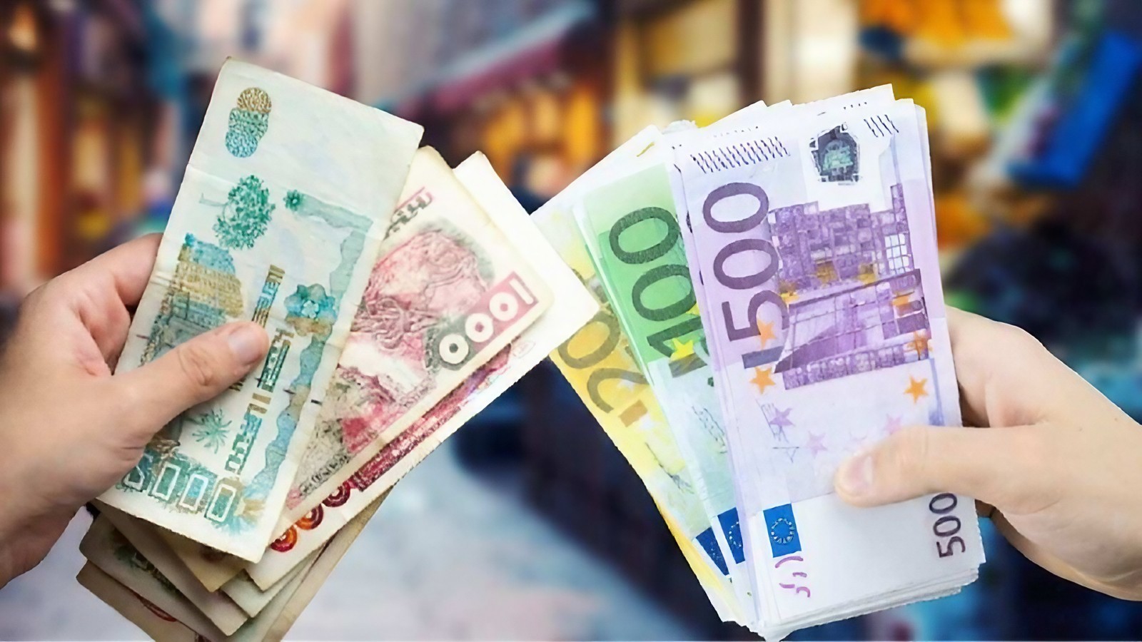 أنباء عن ارتفاع كبير في سعر اليورو مقابل الدينار الجزائري اليوم في بداية التعاملات الصباحية