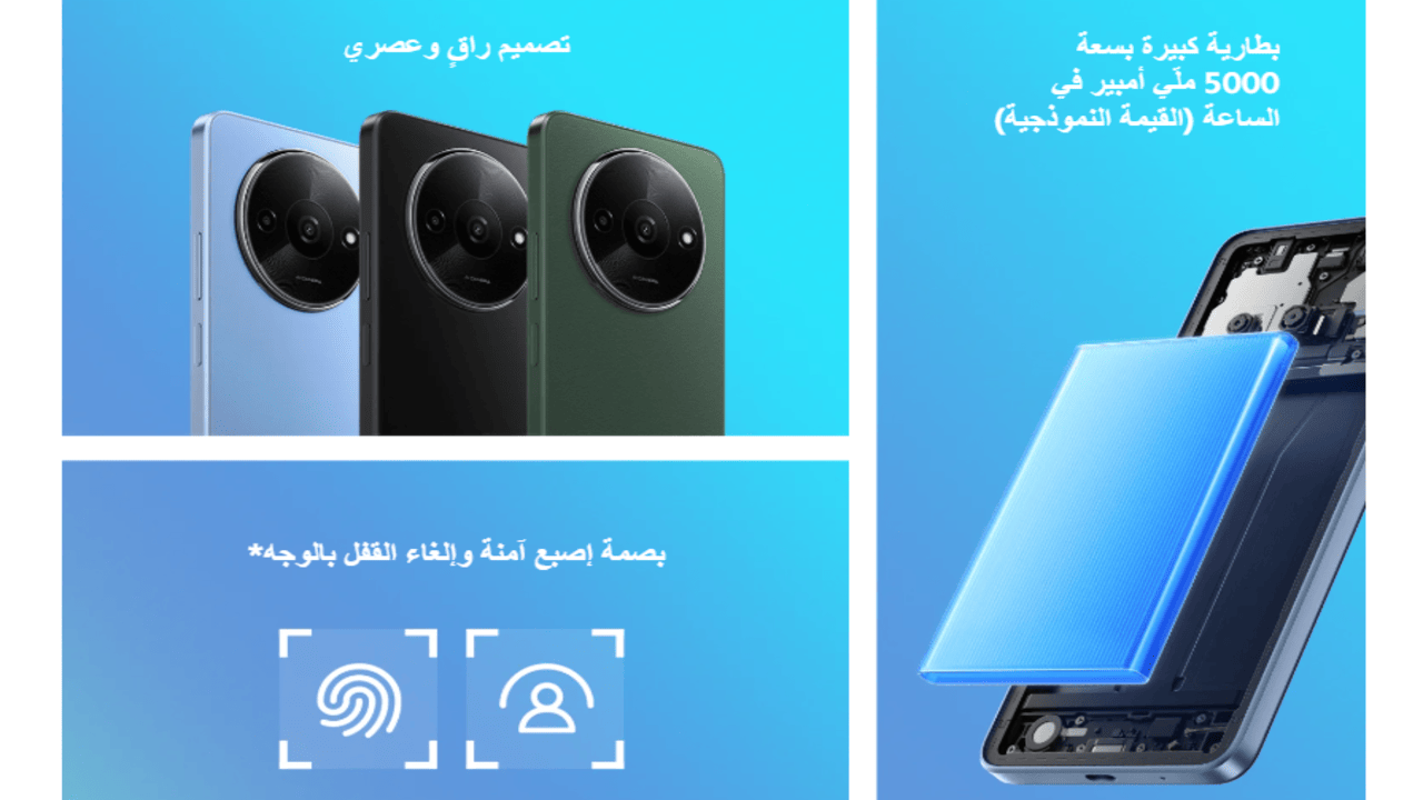 عرض لفترة محدودة على الأكثر مبيعاً .. “أمازون” تخفض سعر ريدمي A3 لأقل من 4000 جنيه