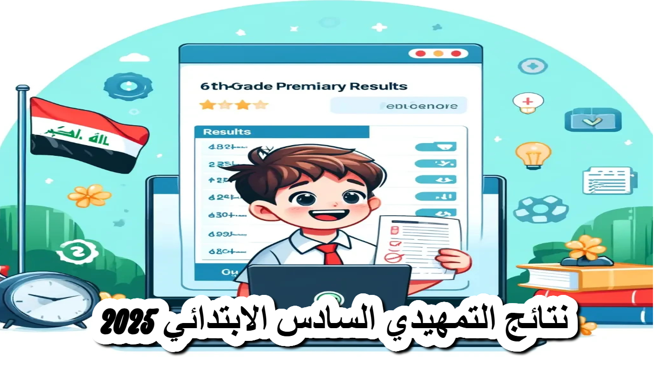 طرق الحصول على نتائج السادس الابتدائي في العراق 2025 الترم الأول فور الظهور
