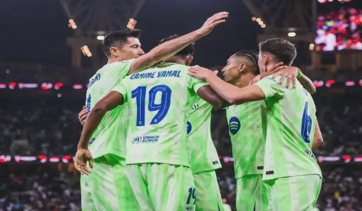 القنوات الناقلة لمباراة برشلونة وخيتافي في الدوري الاسباني الممتاز 2025 وموعد اللقاء 