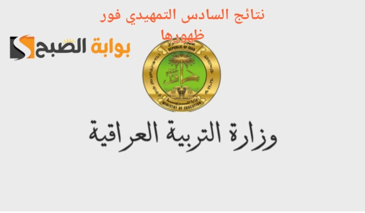 رابط نتائج السادس الابتدائي الدور التمهيدي 2025 في العراق فور ظهورها 