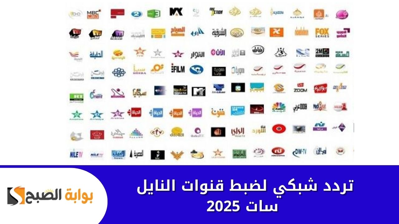 “من هُنا” .. تردد شبكي لضبط قنوات النايل سات 2025 في كام دقيقة على جهازك ومن غير فني