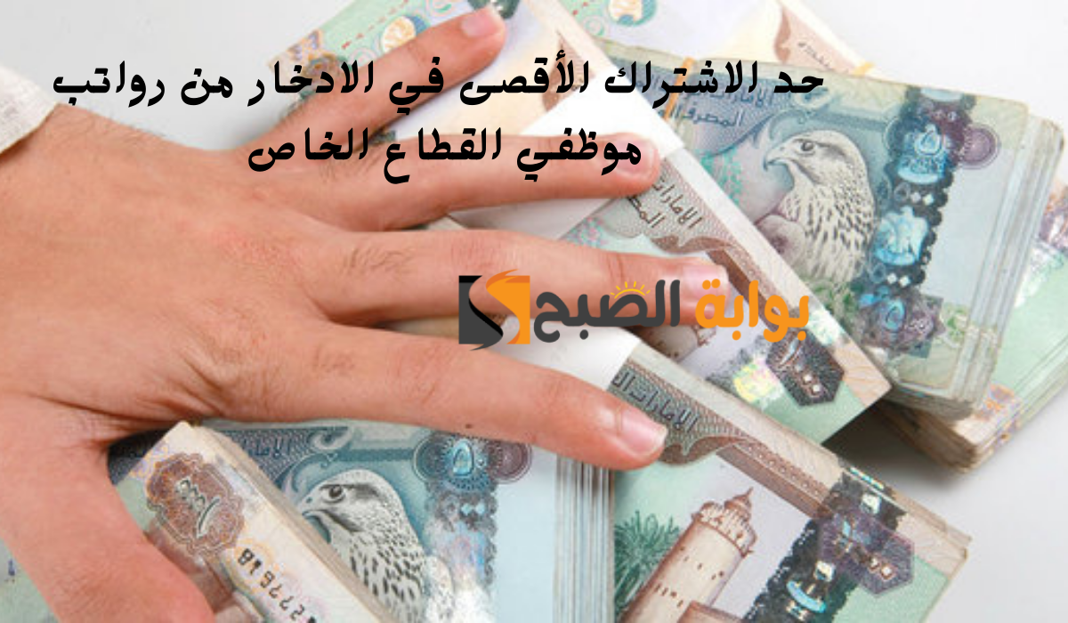 الإمارات تعلن عن حد الاشتراك الأقصى في الادخار من رواتب موظفي القطاع الخاص