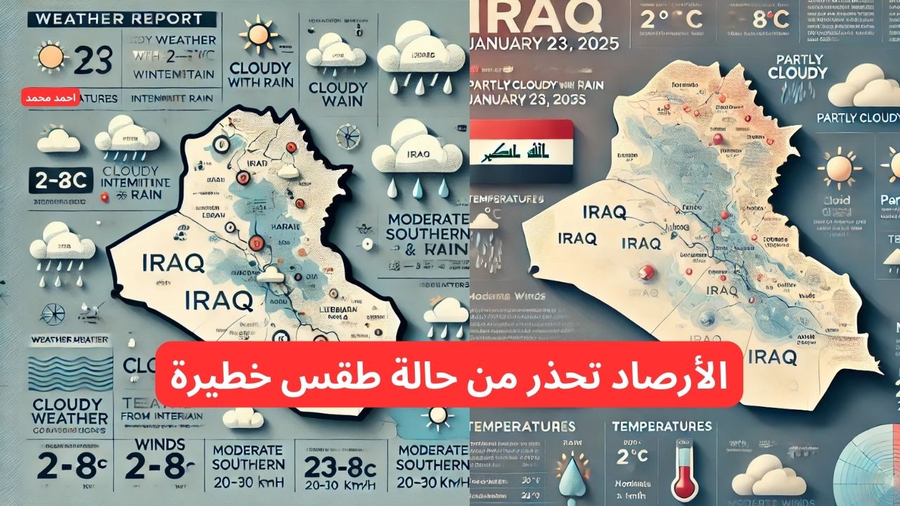 تحذيرات شديدة اللهجة من الأرصاد بشأن أمطار وانخفاض في درجات الحرارة.. طقس العراق