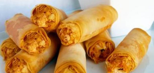 طريقة عمل أصابع الجلاش بالجبنة والمكسرات