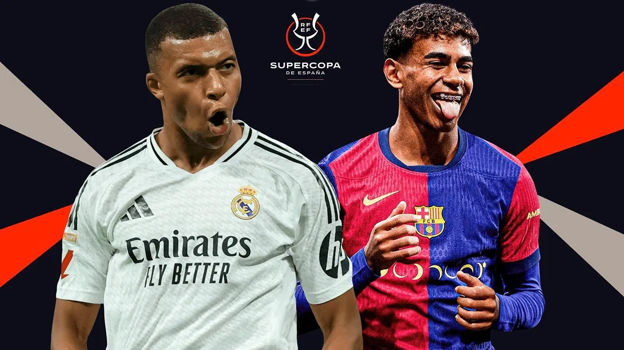 كلاسيكو ريال مدريد وبرشلونة .. موعد نهائي السوبر الإسباني 2025 والقنوات الناقلة