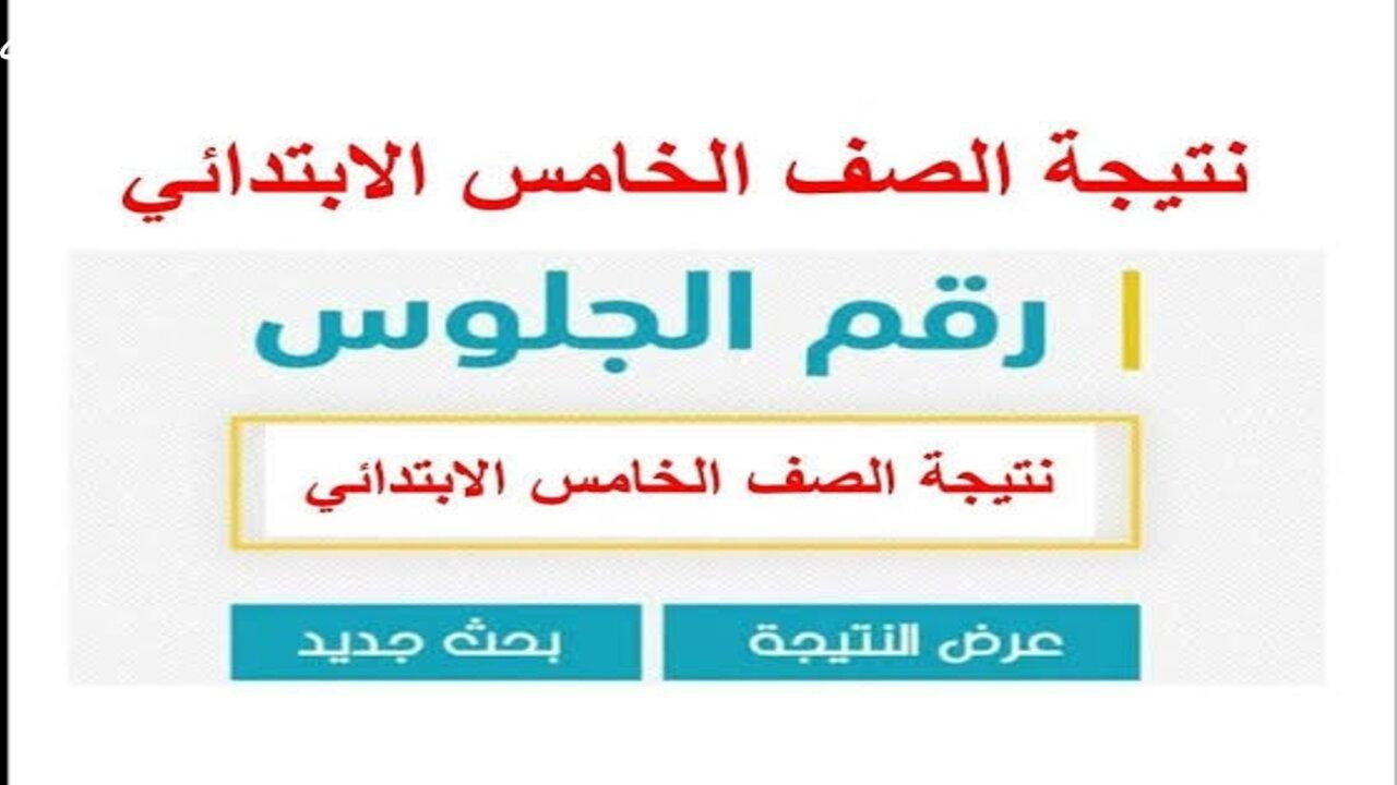 “لينــك رسمي”.. نتيجة الصف الخامس الابتدائي بالاسم ورقم الجلوس 2025 محافظة القاهرة فور ظهورها وتوزيع الدرجات للصف الخامس الابتدائي