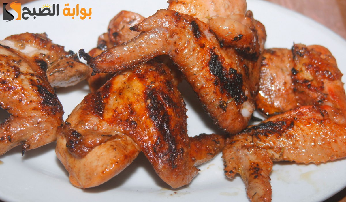 بكل سهولة حضري  أجنحة الدجاج المشوية بالفرن بطعم وريحة زمان