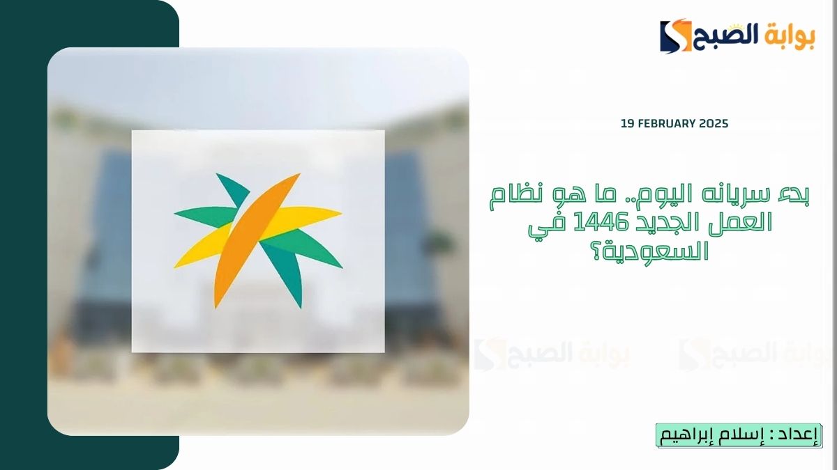 مع بدء سريانه اليوم.. ما هو نظام العمل الجديد 1446 في السعودية؟
