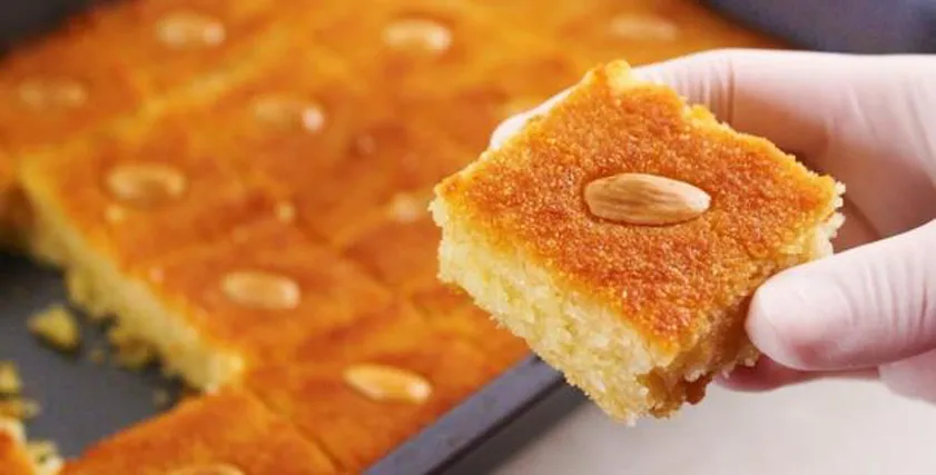 البسبوسة المرملة .. جربي الطريقة دي وابهري ضيوفك بجمالها زي المحلات