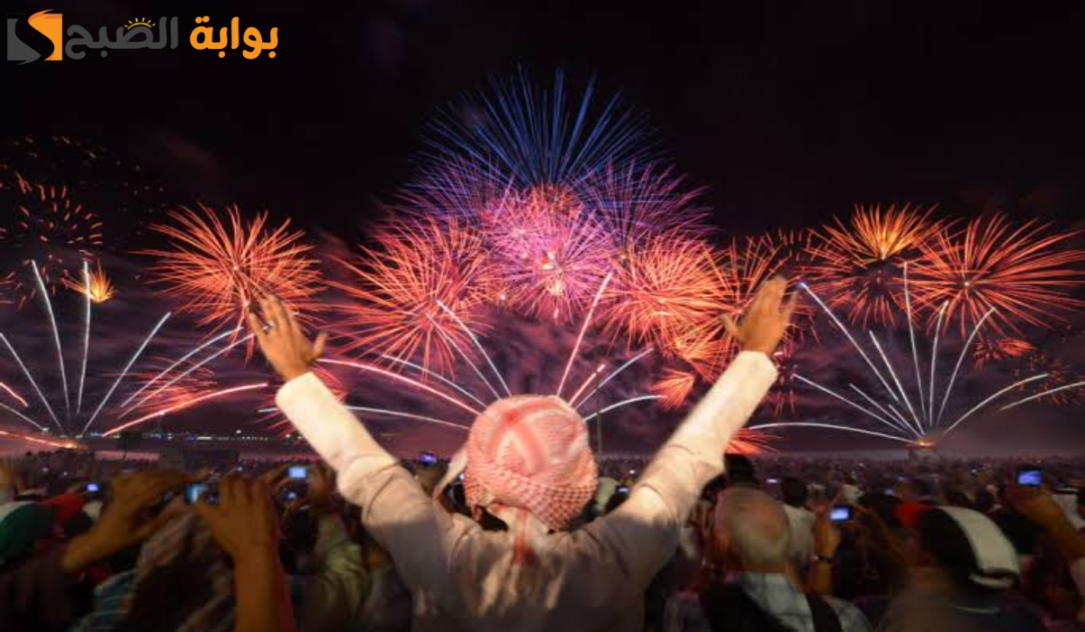 فعاليات ومواعيد الألعاب النارية في يوم التأسيس السعودي 2025 – 1446 في المدينة المنورة