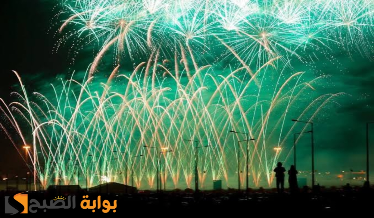 فعاليات ومواعيد الألعاب النارية في يوم التأسيس السعودي 2025 – 1446 في القصيم والدمام