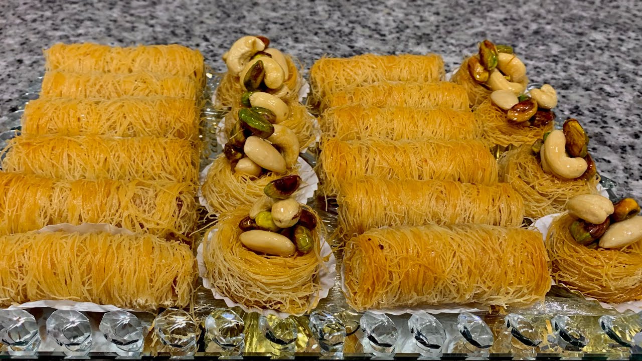 حلويات رمضان زي المحلات .. حضري أصابع الكنافة بالمكسرات علي طريقة الحلوانية بمكونات غير مكلفة والطعم حكاية