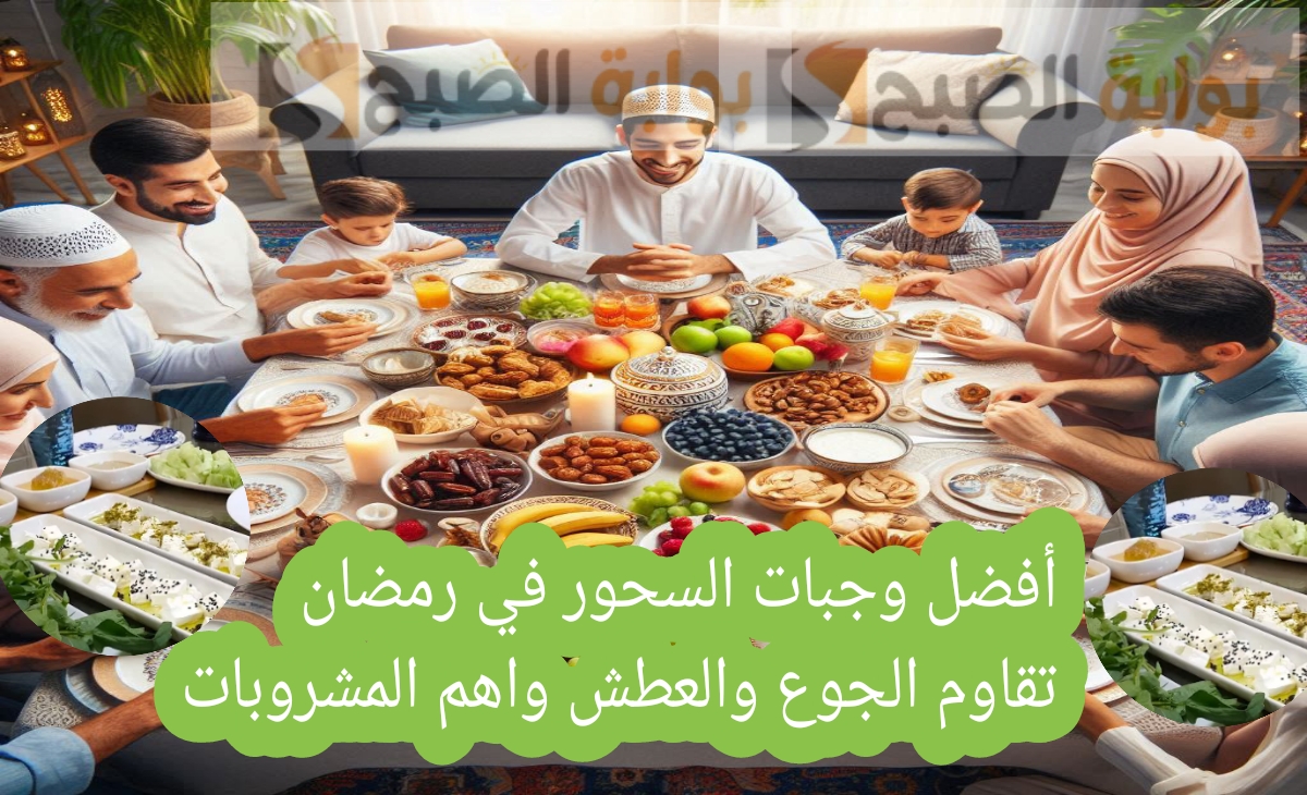 أفضل وجبات السحور في رمضان تقاوم الجوع والعطش واهم المشروبات 2025