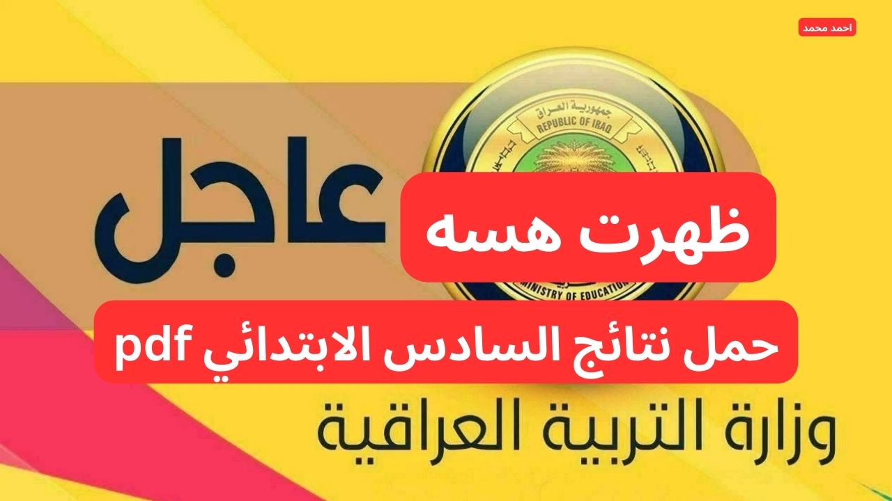 ظهرت هسه.. استخراج نتائج التمهيدي سادس ابتدائي 2025 موقع نتائجنا