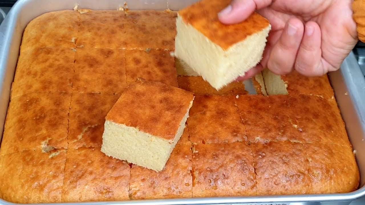 الكيكة اليومية الهشة اعمليها لفطار كل يوم بكل سهولة وفي دقائق تكون جاهزة