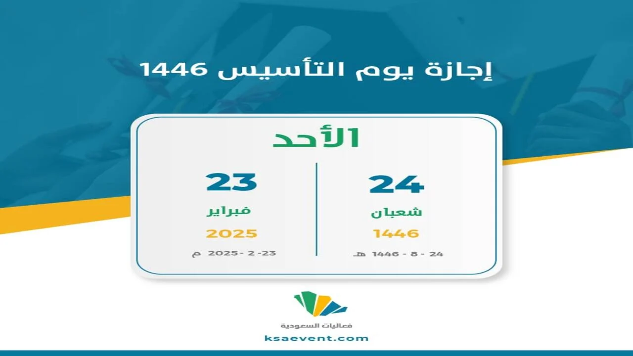 حقيقة أم شائعة؟.. تعويض إجازة يوم التأسيس 2025 في السعودية.. وزارة الموارد البشرية توضح التفاصيل