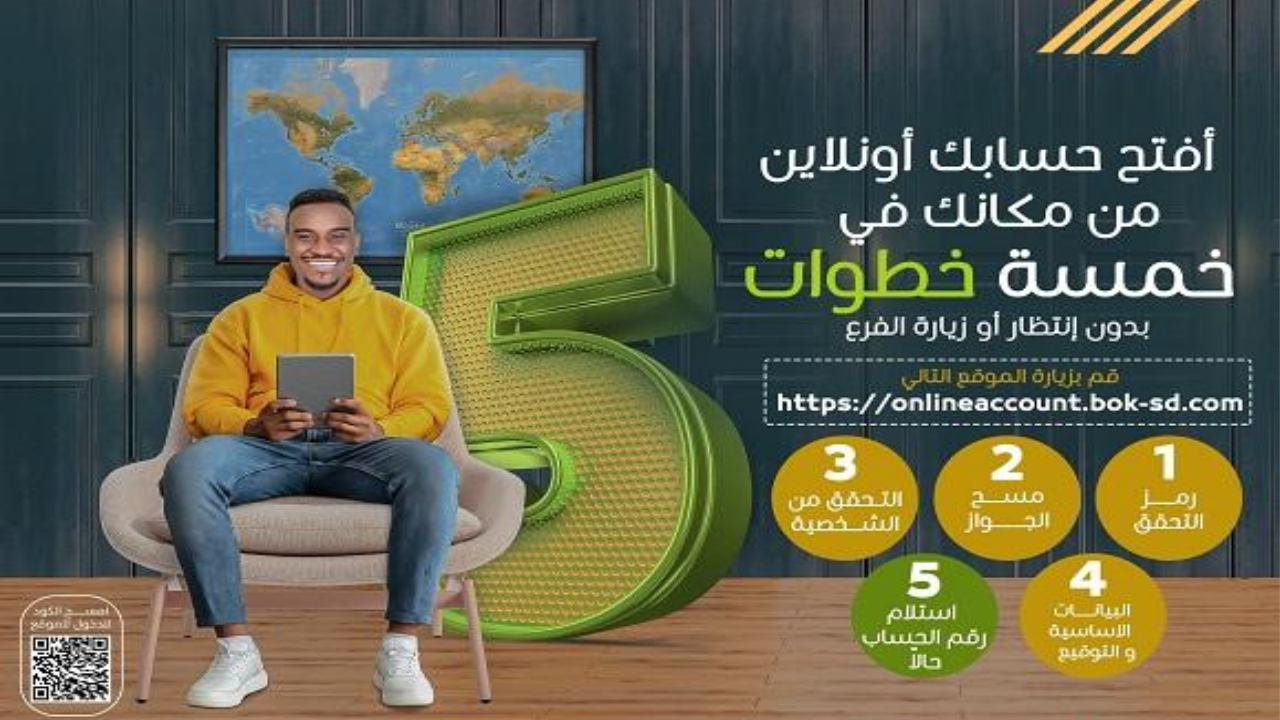 كيفية فتح حساب بنك الخرطوم الكترونيا للمقيمين في السودان والمغتربين bankofkhartoum