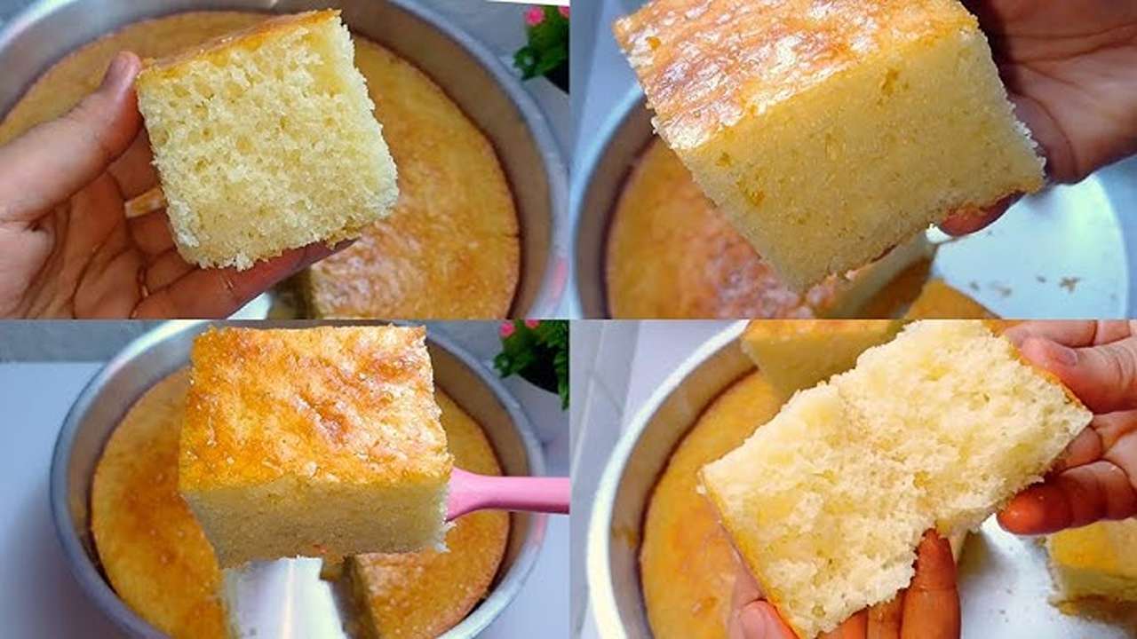 كيكة الحليب الهشة لفطار كل يوم اعمليها بكل سهولة وفي دقائق