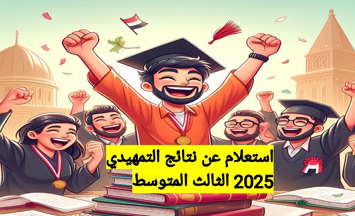 استعلم نتائج التمهيدي 2025 الثالث المتوسط الدور الأول برابط مباشر بالخطوات ظهرت رسمياً