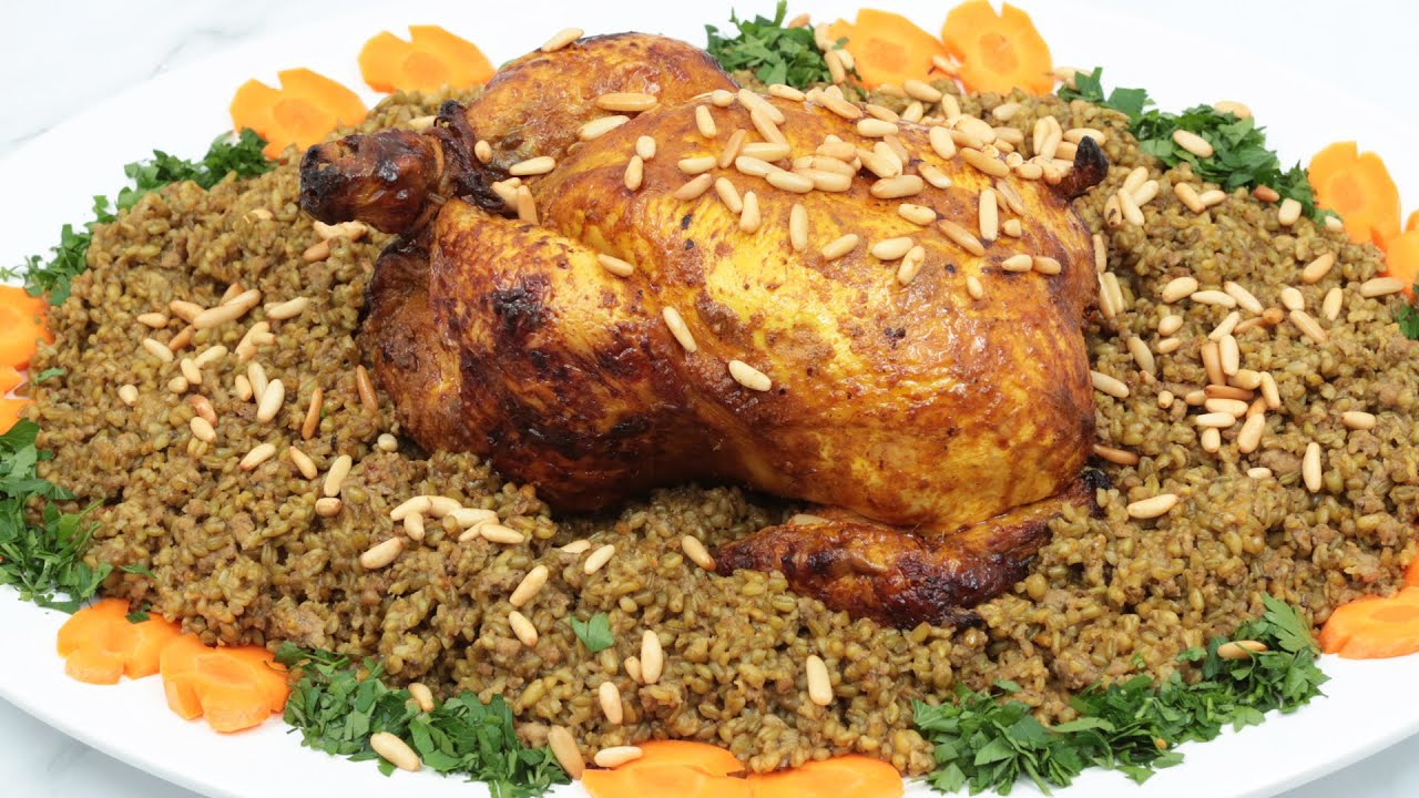 خطوة بخطوة بالمكونات المطلوبة.. طريقة تحضير الدجاج المحشي بالفريك