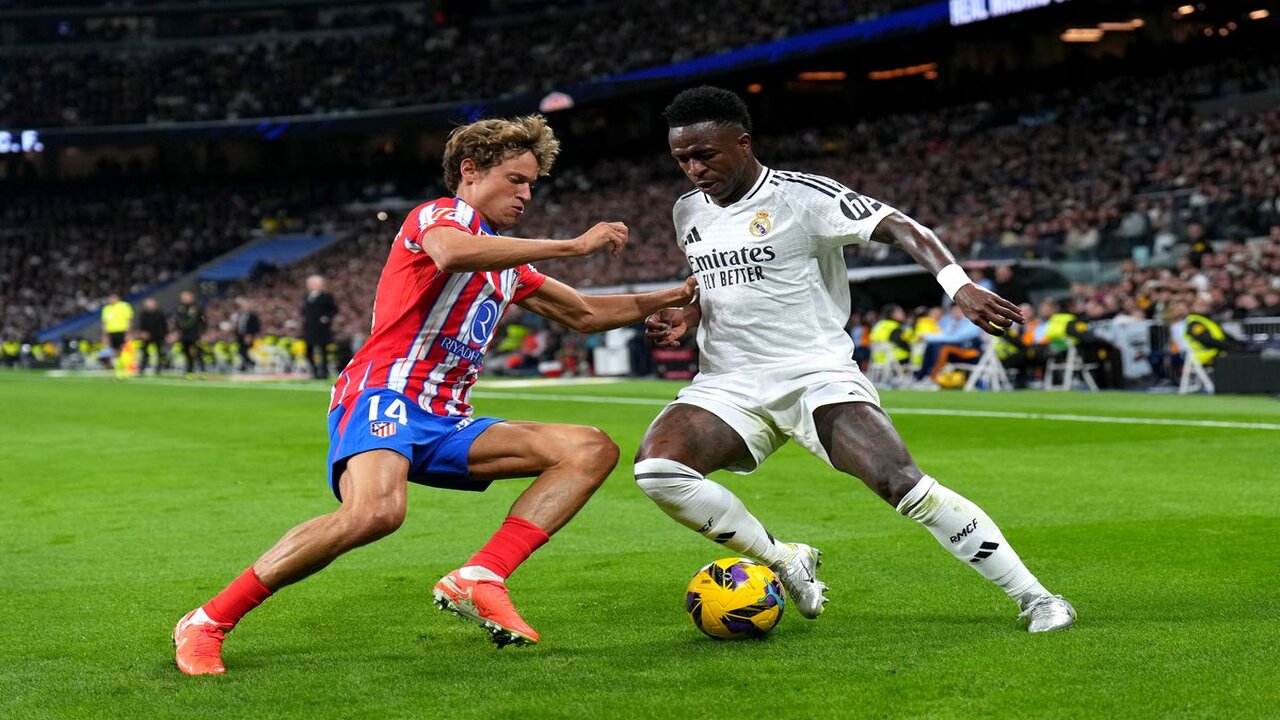 معلق مباراه ريال مدريد واتلتيكو مدريد اليوم في دوري أبطال أوروبا 2025 والقنوات الناقلة