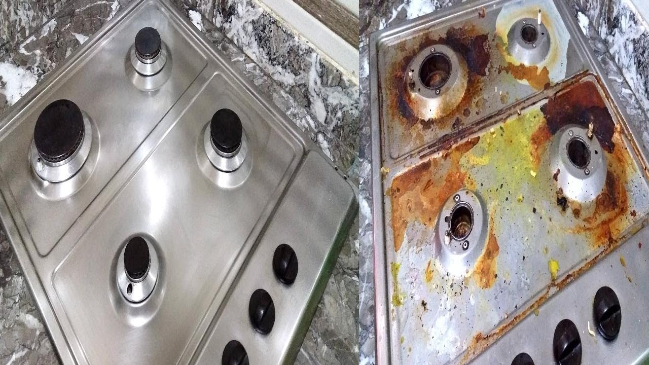 فكرة رهيبه.. رشي البيكنج بودر علي البوتجاز وانسي الدهون والحروق هيرجع جديد لانج بدون تعب